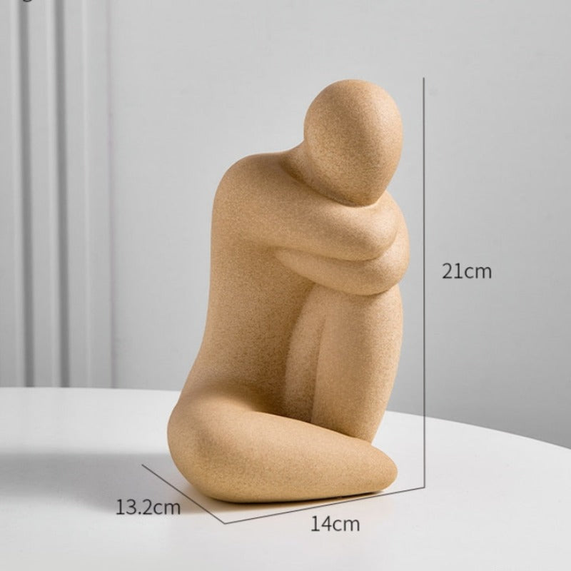 Figurka dekoracyjna ceramiczna wzór postaci