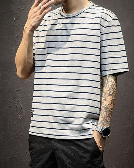 Męski T-shirt w paski