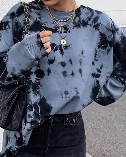 Damska bluza crewneck tie dye