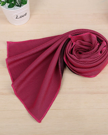 Ręcznik sportowy chłodzący w jednolitych kolorach