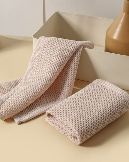 Ręcznik kuchenny ścierka z zawieszką w brązowych kolorach