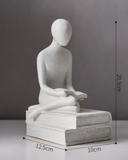Figurka dekoracyjna motyw postaci minimalistyczny styl