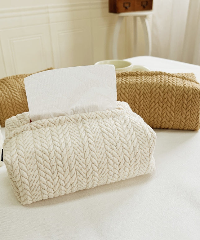 Pudełko na chusteczki ze wzorem minimalistyczny styl