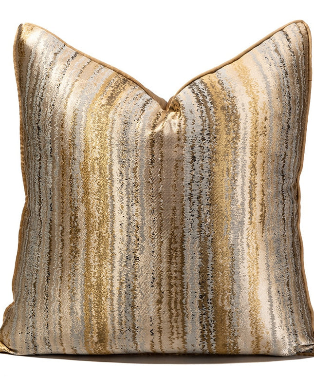 Poszewka na poduszkę dekoracyjna w złotych kolorach