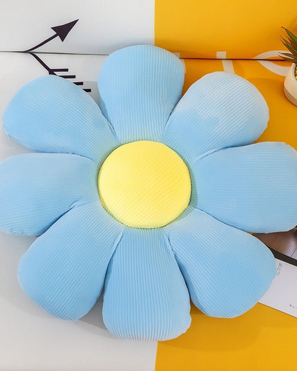 Poduszka dekoracyjna bawełniane siedzisko w kształcie kwiatu