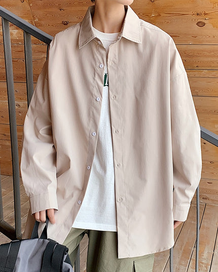 Męska koszula klasyczna o prostym kroju