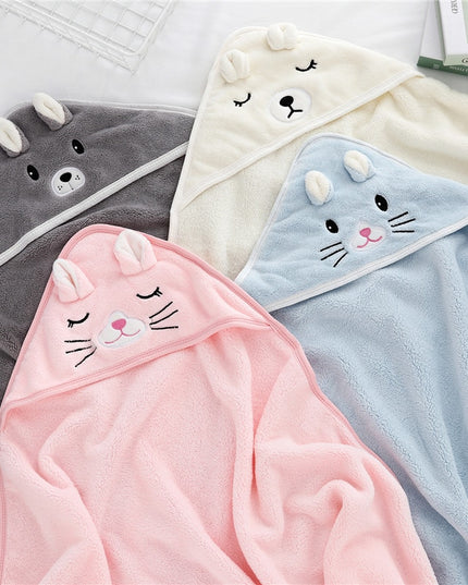 Ręcznik dziecięcy ze zwierzątkiem na kapturze