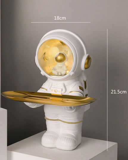 Figurka funkcjonalna astronauta z tacą