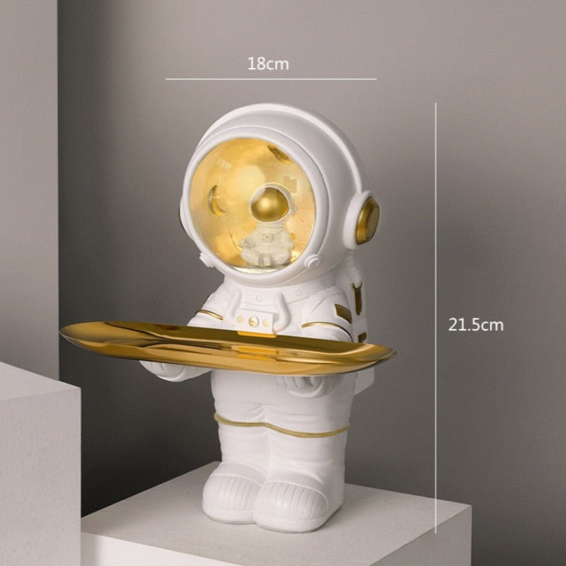 Figurka funkcjonalna astronauta z tacą