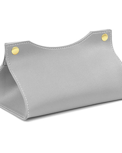 Pudełko na chusteczki skórzane eleganckie