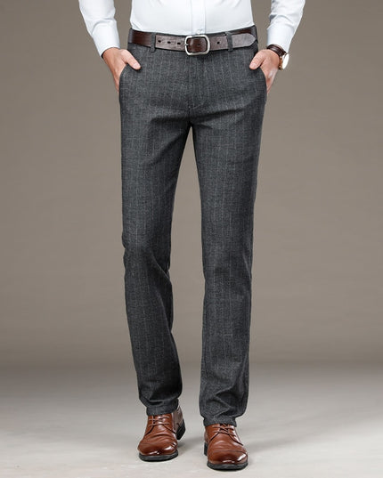 Męskie spodnie chinosy w paski