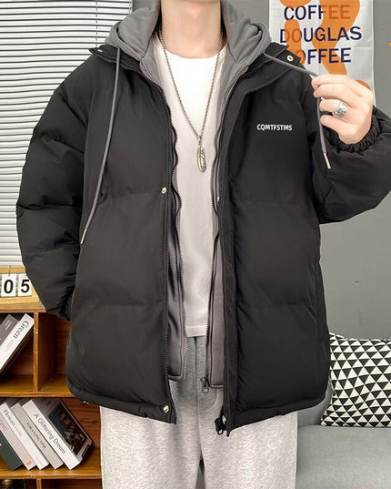 Męska kurtka zimowa pikowana z ociepleniem