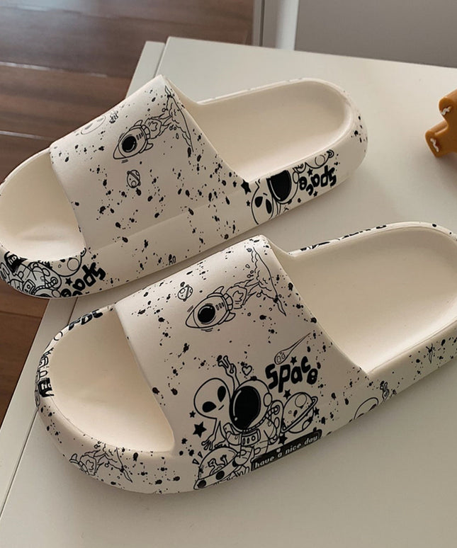 Klapki basenowe ze wzorem