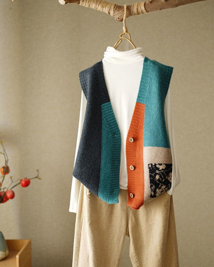 Damski sweter vintage typu kardigan