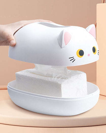 Pudełko na chusteczki w kształcie kota