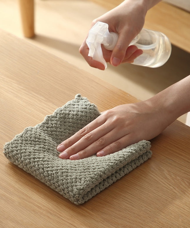 Ręcznik kuchenny gruby w brązowych kolorach