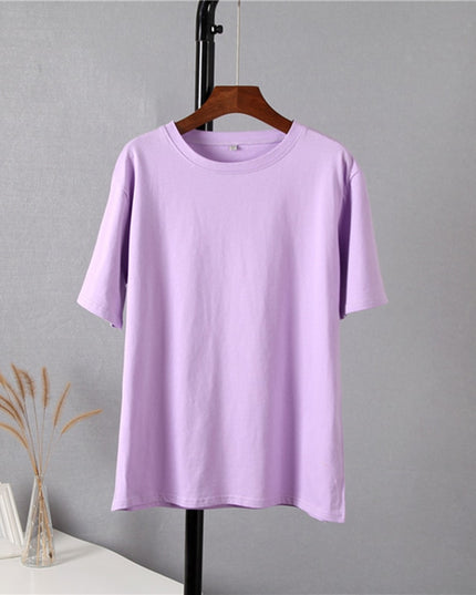 Damski T-shirt bawełniany oversize