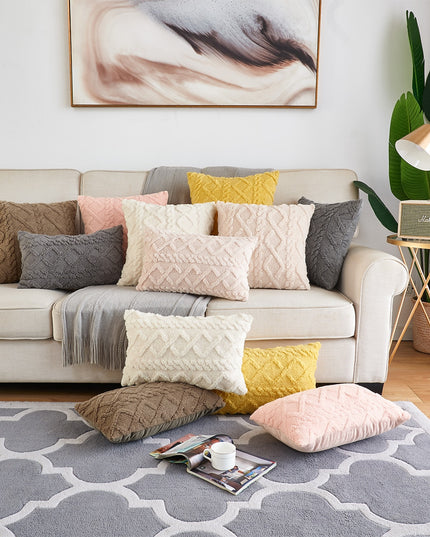 Poszewka na poduszkę z tłoczonym wzorem