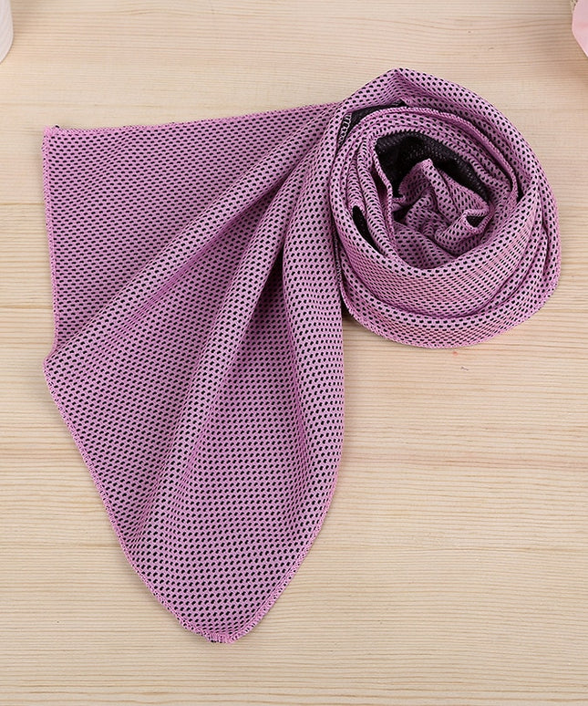 Ręcznik sportowy chłodzący w jednolitych kolorach