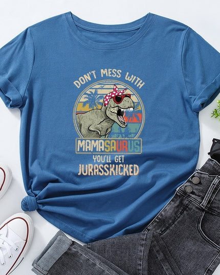 Damski T-shirt klasyczny z nadrukiem dla mamy