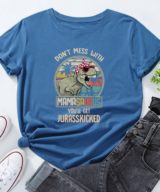 Damski T-shirt klasyczny z nadrukiem dla mamy