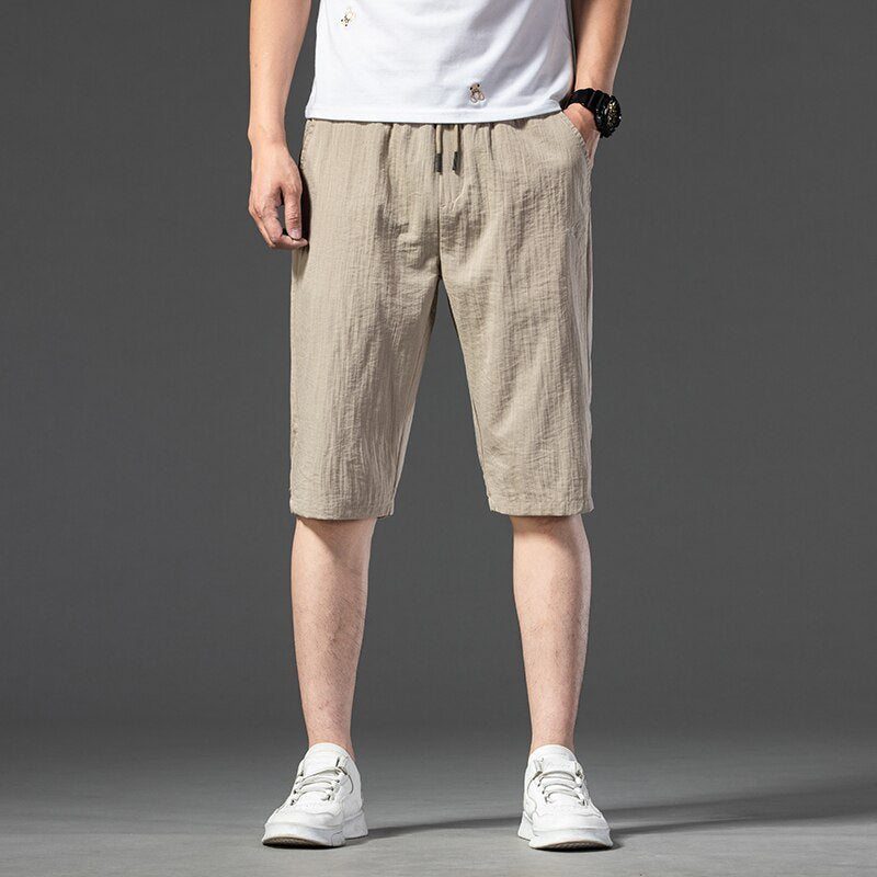 Męskie szorty bermudy do kolan