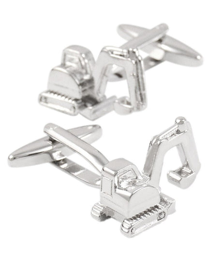 Spinki do koszuli w kształcie koparki