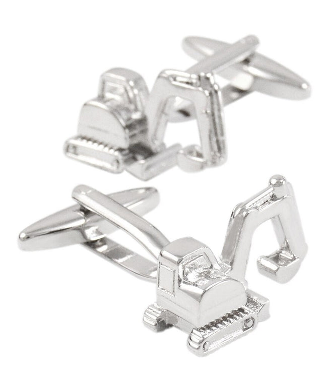 Spinki do koszuli w kształcie koparki