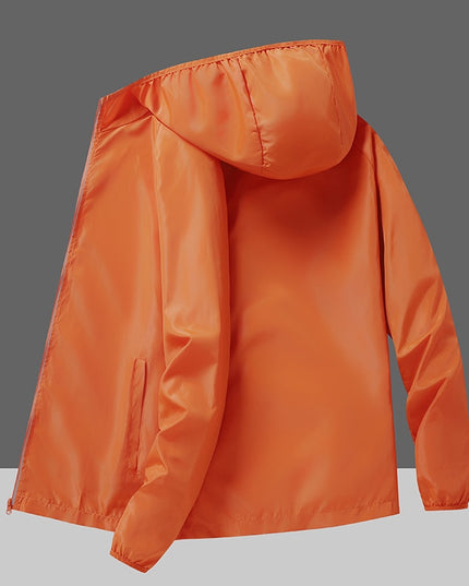 Damska kurtka przejściowa przeciwdeszczowa cienka z kapturem