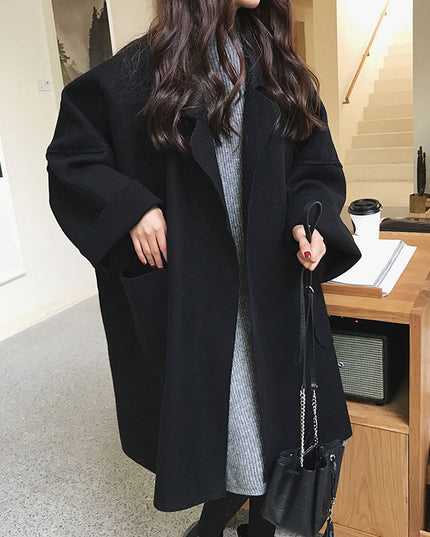 Damski płaszcz jesienny oversize