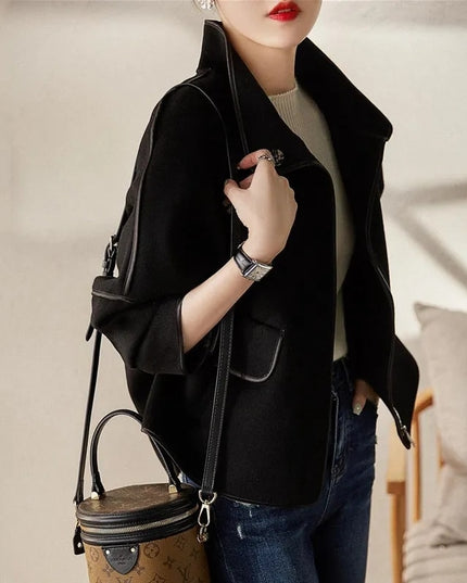 Damska kurtka przejściowa z miękkiego materiału