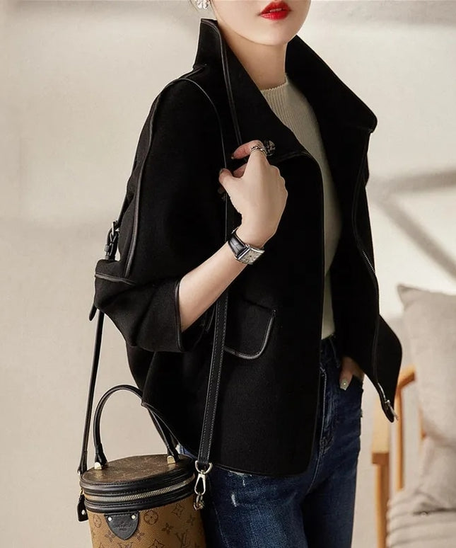 Damska kurtka przejściowa z miękkiego materiału