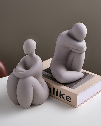 Figurka dekoracyjna ceramiczna wzór postaci