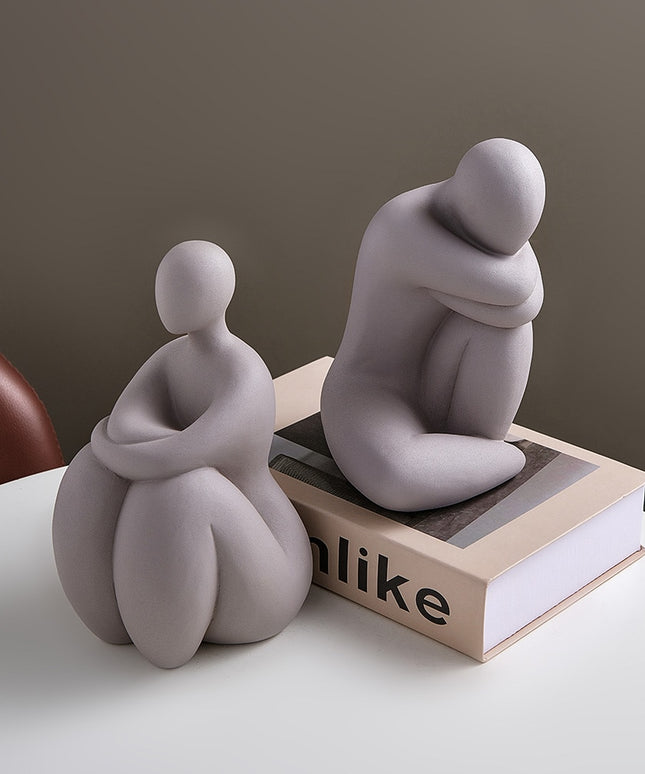 Figurka dekoracyjna ceramiczna wzór postaci