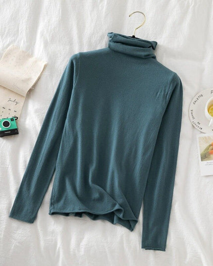 Damski sweter gładki dopasowany