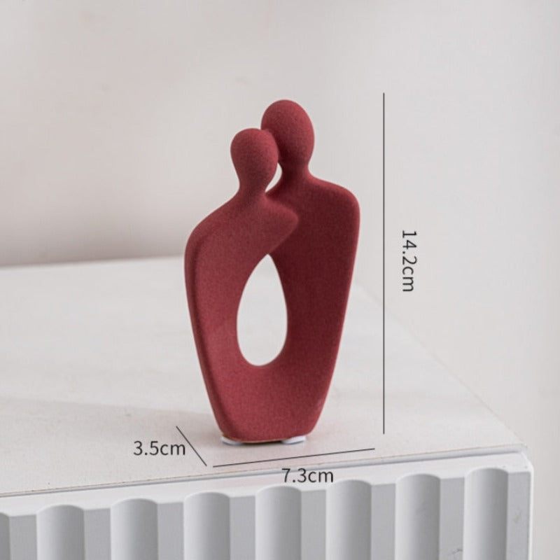 Figurka dekoracyjna ceramiczna wzór postaci