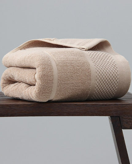 Ręcznik saunowy bawełniany chłonny z eleganckim wykończeniem