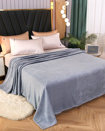 Miękki koc z krótkim włosiem