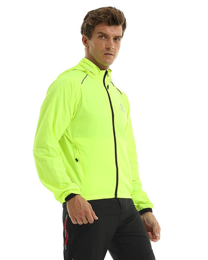 Męska kurtka przejściowa przeciwdeszczowa o prostym kroju