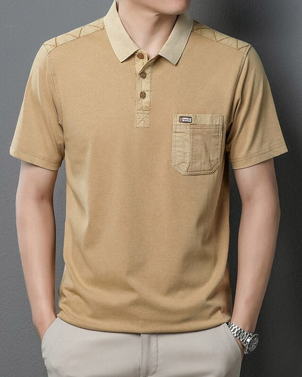 Męska koszulka polo z kieszonką
