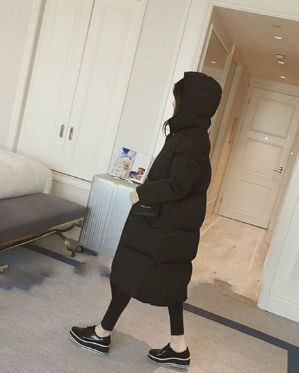 Damska klasyczna kurtka zimowa z kapturem