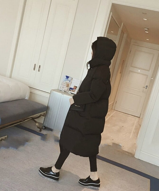 Damska klasyczna kurtka zimowa z kapturem