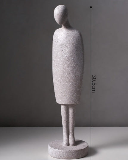 Figurka dekoracyjna motyw postaci minimalistyczny styl