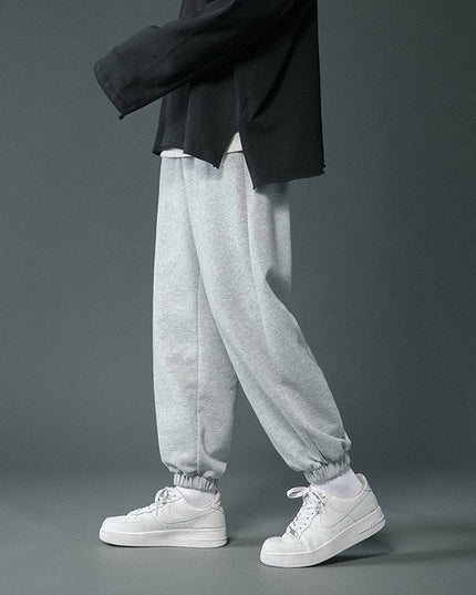 Męskie spodnie treningowe z dresowej tkaniny