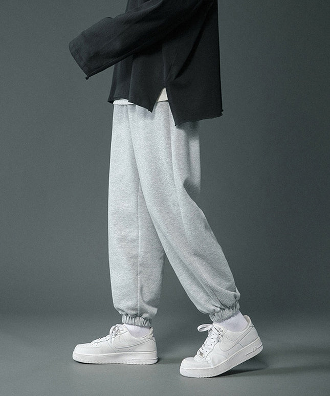 Męskie spodnie treningowe z dresowej tkaniny