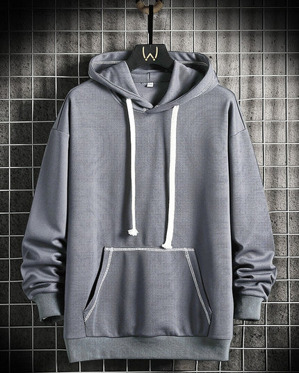 Męska bluza z kapturem i dużą kieszenią