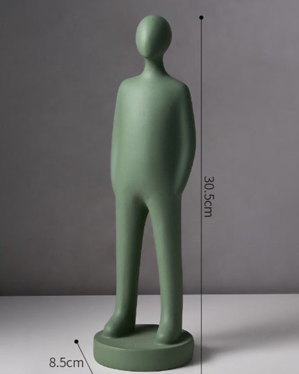 Figurka dekoracyjna motyw postaci minimalistyczny styl