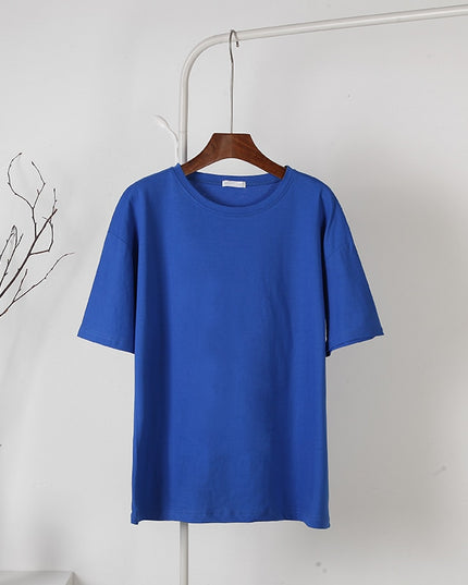 Damski T-shirt bawełniany oversize