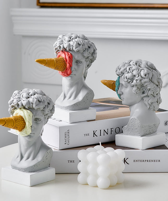 Figurka dekoracyjna posąg abstrakcyjny styl