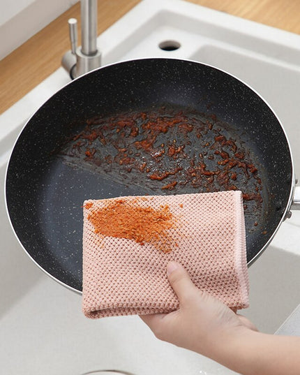 Ręcznik kuchenny do powieszenia w jednolitych kolorach